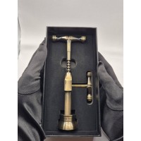 Штопор для вина вінтажний у подарунковій коробці, бронзовий