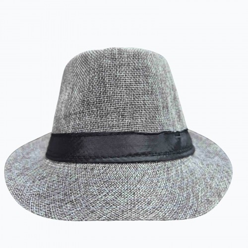 Капелюх Гетсбі з вузькими полями, сірий, 58 см