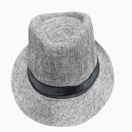 Капелюх Гетсбі з вузькими полями, сірий, 58 см