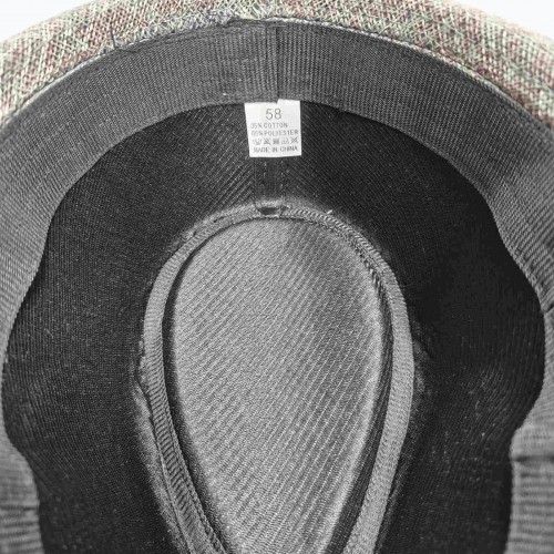 Капелюх Гетсбі з вузькими полями, сірий, 58 см