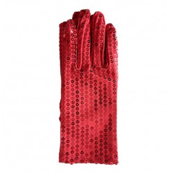 Красные перчатки с пайетками для вечеринки в стиле Гэтсби Красные перчатки с пайетками для вечеринки в стиле Гэтсби
