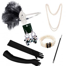 Набор аксессуаров для гангстерской вечеринки, чёрный, 6 предметов