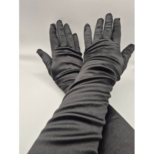 Набір аксесуарів у стилі Гетсбі “Black Feather”: пов’язка з пір’ям і стразами + довгі чорні рукавички Набір аксесуарів у стилі Гетсбі “Black Feather”: пов’язка з пір’ям і стразами + довгі чорні рукавички