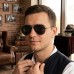 Окуляри для гангстерської вечірки чорні авіатори