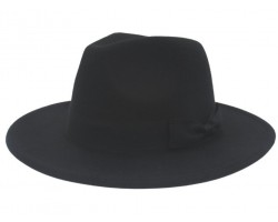 Шляпа гангстерська «Чорний джаз» з бантом