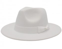 Капелюх у стилі Гетсбі «Біла орхідея» з бантом