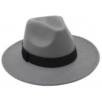 Шляпа в стиле Гэтсби «Серебряный Чикаго» светло-серая