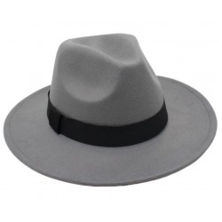 Шляпа в стиле Гэтсби «Серебряный Чикаго» светло-серая