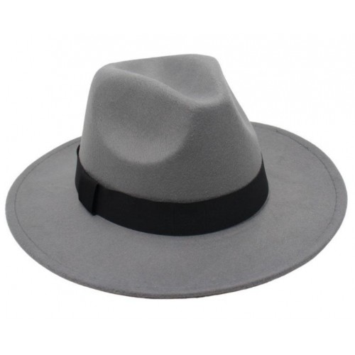 Капелюх у стилі Гетсбі «Срібний Чикаго» світло-сірий