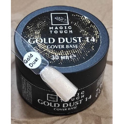 BASE COVER GOLD DUST / База RUBBER GOLD DUST (30мл.)