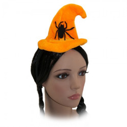 Шляпка на ободке Хэллоуин с ведьмой