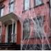 Велика штучна павутина з 40 павуками — декор для Хелловіну, 100 г, біла Велика штучна павутина з 40 павуками — декор для Хелловіну, 100 г, біла