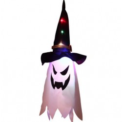 LED-привидение в шляпе ведьмы с подсветкой — декор для Хэллоуина LED-привидение в шляпе ведьмы с подсветкой — декор для Хэллоуина