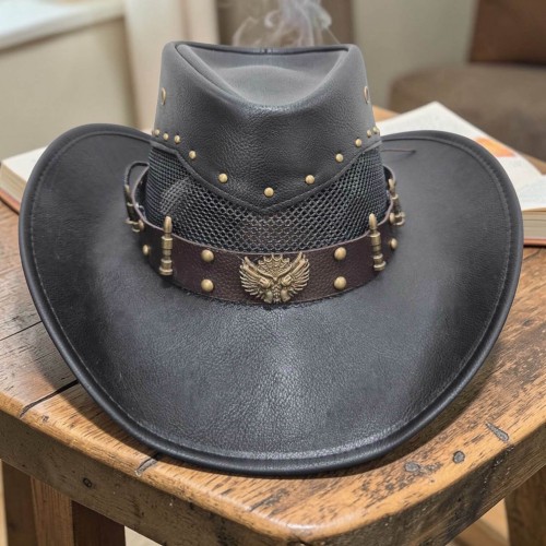 Ковбойський капелюх чорний 56-58р (20103-23)