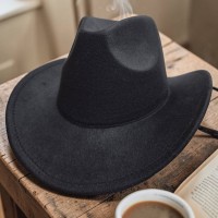 Ковбойський капелюх унісекс 56–58 см чорний, стиль вестерн Ковбойський капелюх унісекс 56–58 см чорний, стиль вестерн