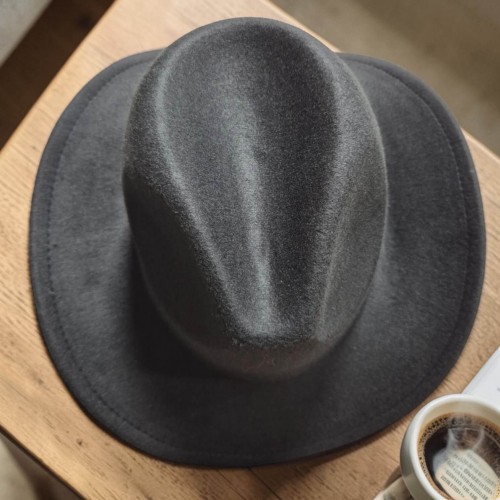 Ковбойський капелюх унісекс 56–58 см чорний, стиль вестерн Ковбойський капелюх унісекс 56–58 см чорний, стиль вестерн