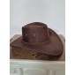 Ковбойський капелюх темно-коричневий 58 см – широкопола стиль вестерн