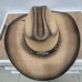 Ковбойская шляпа Texas Bull из соломы с бронзовым декором и тисненым ремнем, универсальный размер 58–59 см