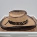Ковбойская шляпа Texas Bull из соломы с бронзовым декором и тисненым ремнем, универсальный размер 58–59 см