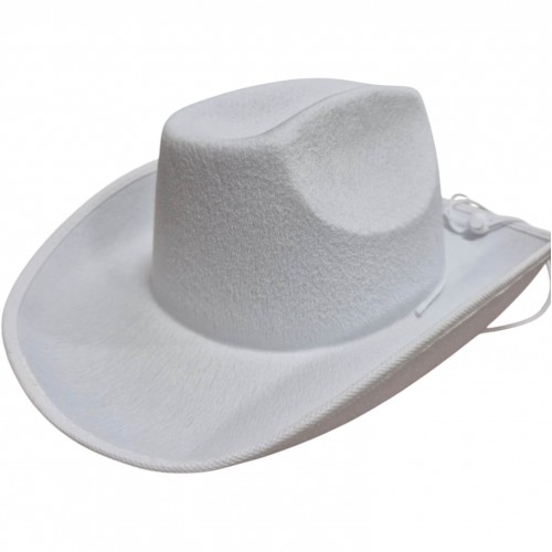 Ковбойская шляпа белая (19951-pt)