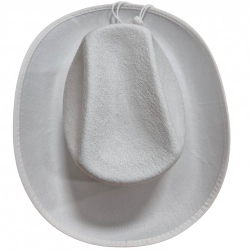 Ковбойская шляпа белая (19951-pt)