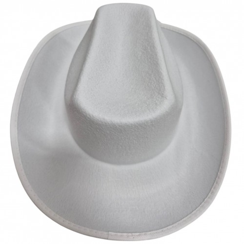 Ковбойская шляпа белая (19951-pt)