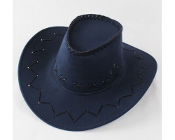 Ковбойская шляпа Dark Navy West для мужчин и женщин (универсальный размер 58 см)