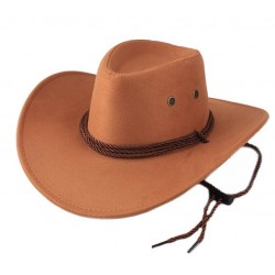 Ковбойський капелюх рудий 58 см – пилові дороги та західне сонце