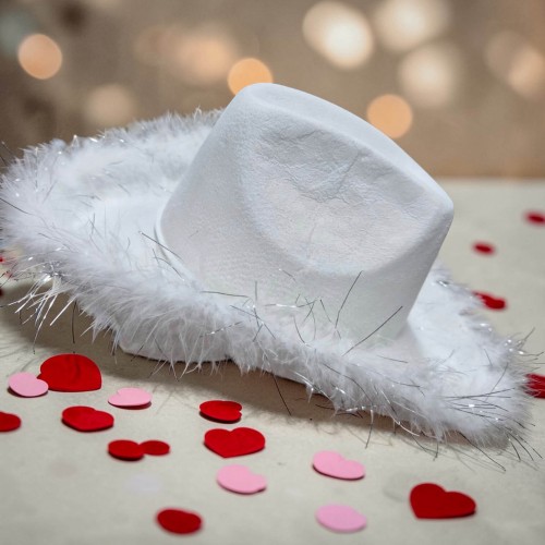 Ковбойський капелюх білий 56-58р (20091-23)