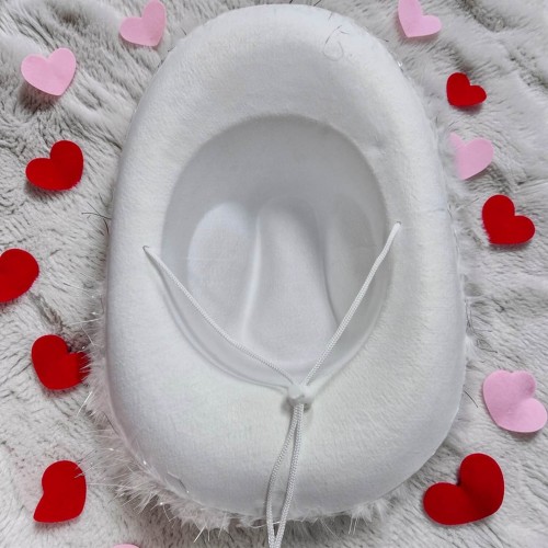 Ковбойський капелюх білий 56-58р (20091-23)