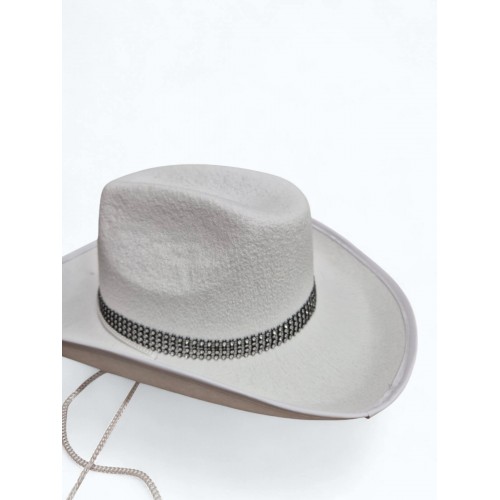 Ковбойський капелюх білий 56-58р (20089-23) Ковбойський капелюх білий 56-58р (20089-23)