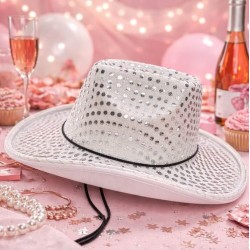 Ковбойський капелюх білий 56-58р (20084-23) Ковбойський капелюх білий 56-58р (20084-23)