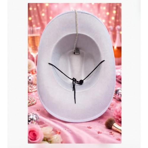 Ковбойський капелюх білий 56-58р (20084-23)