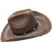 Ковбойская шляпа коричневая 56-58 р "Техасский рейнджер"