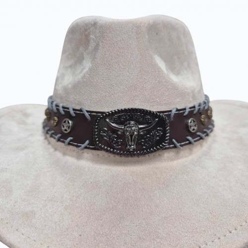 Ковбойський капелюх білий 56-58р (20113-23)