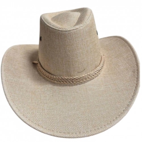 Ковбойський капелюх бежевий 56-58р (20122-23)