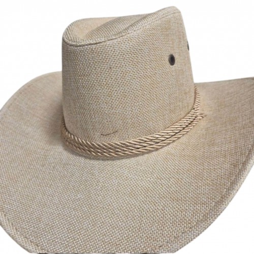 Ковбойський капелюх бежевий 56-58р (20122-23)