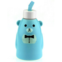Термобутылка 33 wishes Gentle Bear голубая, бутылка медвежонок (HD-231B)