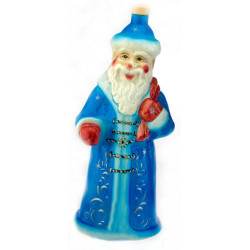 Дед Мороз в синей шубе - графин штоф ET (DMS11)