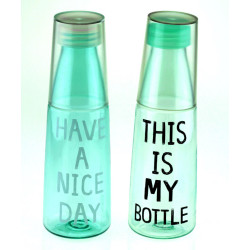 Бутылка со стаканом MY BOTTLE / NICE DAY