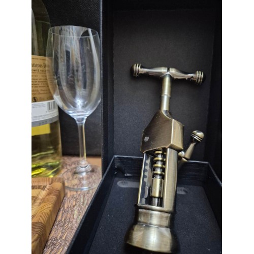 Преміальний вінтажний штопор для вина Royal Vintage у подарунковій коробці — елітний подарунок чоловіку, керівнику та поціновувачу вина