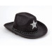 Шляпа детская Шериф (черный)