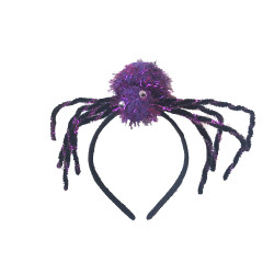 Капелюшок на обідку Павук (фіолетовий)