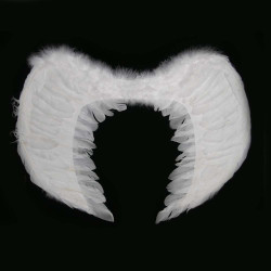 Крылья Ангела Средние 55х35см (белые)