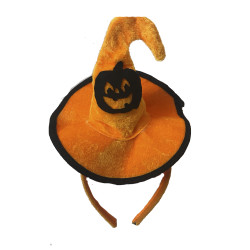 Шляпка на ободке Хэллоуин с Тыквой