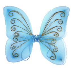 Крила Метелики 40х40см середні (блакитні)