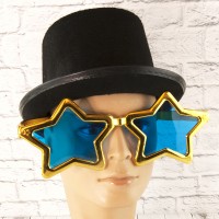 Окуляри Гігант Зірка металік (золоті) Окуляри Гігант Зірка металік (золоті)