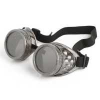 Окуляри Стимпанк Гогли (срібні)