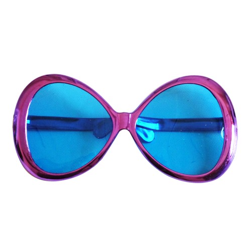 Очки Гигант круглые (металлик) золото