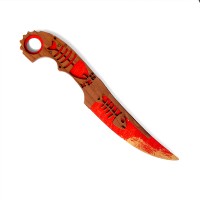 Дерев'яний ніж Риба (червоний)